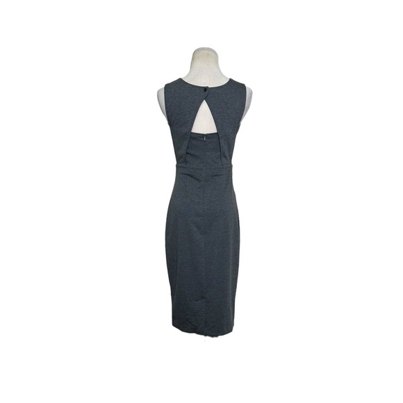 Cupcakes and Cashmere gray sleeveless open back sheath dress size XS - Picture 10 of 11
